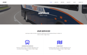 Buser - Bus Transportation HTML Template