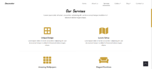 Decorator - Interior Design and Architecture HTML Template