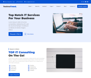Techno Trend - IT Consulting HTML Template